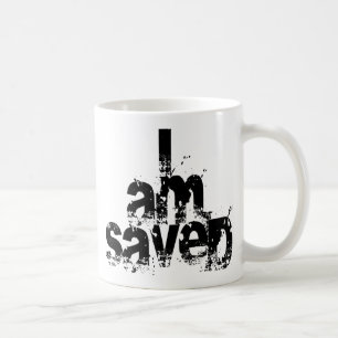 I AM Saved Christian Coffee Mug