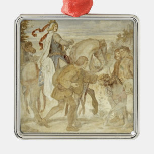 I am searching for my Donkey, Wartburg Castle Metal Tree Decoration
