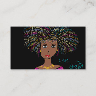 I AM SERIES - FOR LADIES OF COLOR BUSINESS CARD