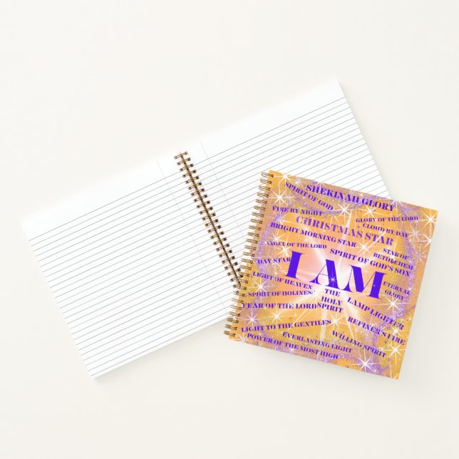 I AM Shekinah Glory Spiral Notebook (Inside)
