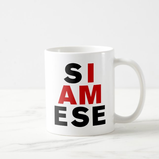 I AM SIAMESE COFFEE MUG (Right)