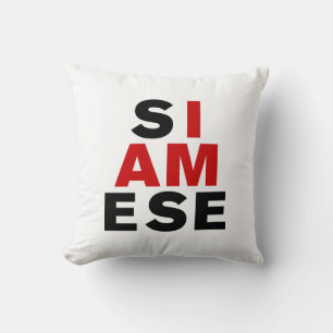 I AM SIAMESE CUSHION
