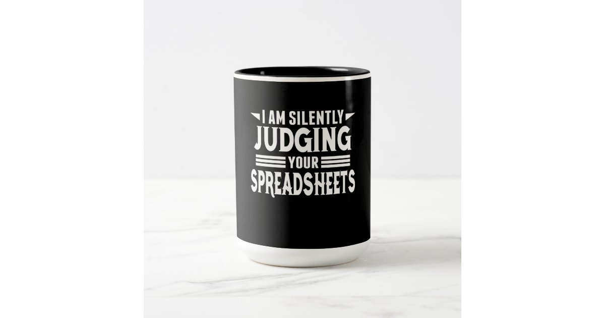 PLITI Tote Bag In Tela Per Commercialisti – 'I'm Silently Judging Your Spreadsheets' – Regalo Laurea CPA - 2