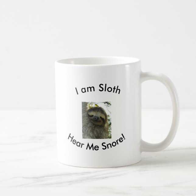 I am sloth! coffee mug (Right)