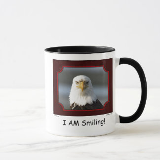 "I AM Smiling!" Bald Eagle Mug