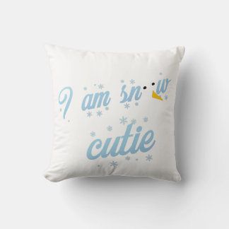 I am snow cutie  cushion