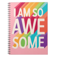 I Am So Awesome Vintage Inspirational Quote Poster