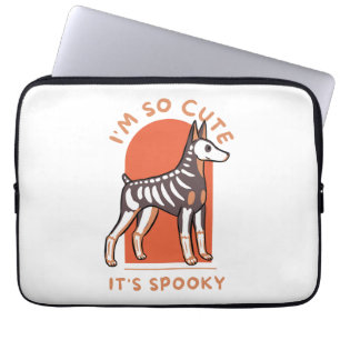 I Am So Cute It Is Spooky Cute Halloween Dog Laptop Sleeve