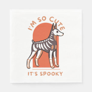 I Am So Cute It Is Spooky Cute Halloween Dog Napkin