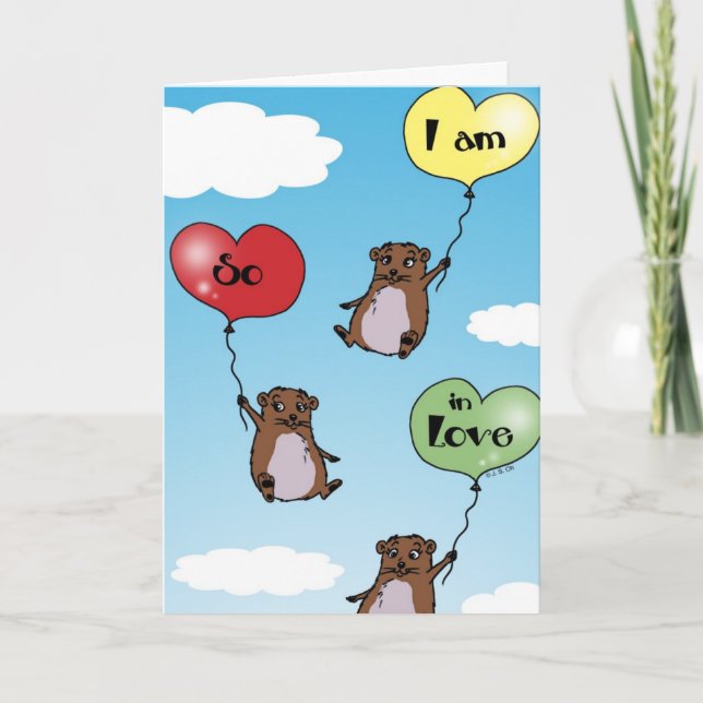 I am So in Love Holiday Card (Front)