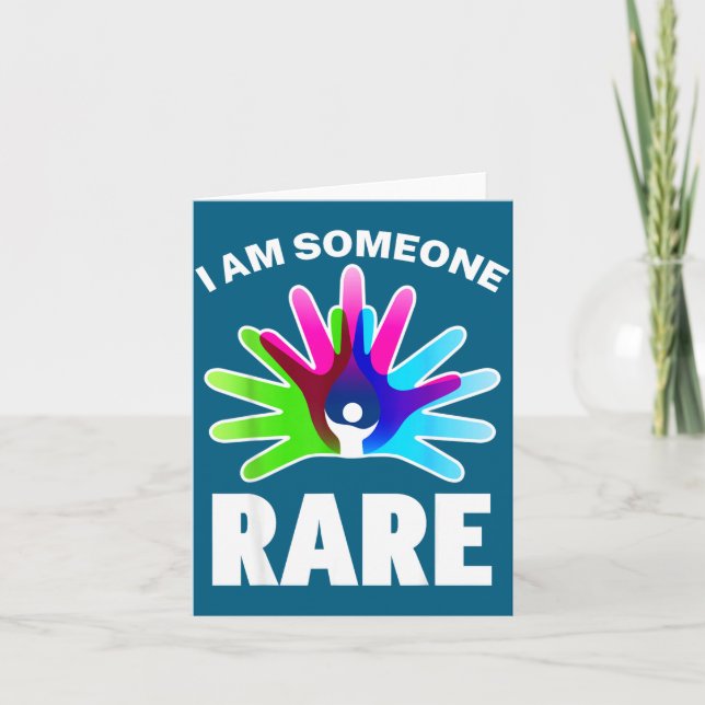 I Am Someone Rare Disease Awareness - Rare Disease Card (Front)