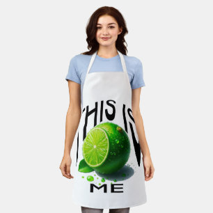 I am sour like a lime or lemon apron