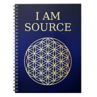 I Am Source Flower of Life Journal