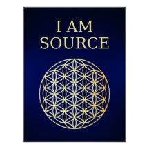 I Am Source Sacred Geometry Wall Art