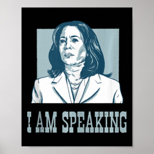 I Am Speaking Harris Wheimer Presidential Election Poster