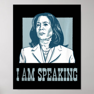 I Am Speaking Harris Wheimer Presidential Election Poster