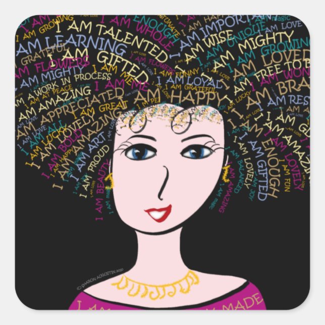 I  AM  - STICKER (Front)