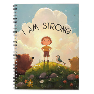 I Am Strong Boys Affirmation Notebook