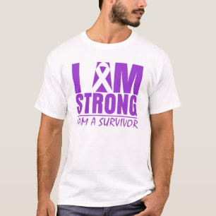 I am Strong - I am a Survivor - Crohn's Disease T-Shirt