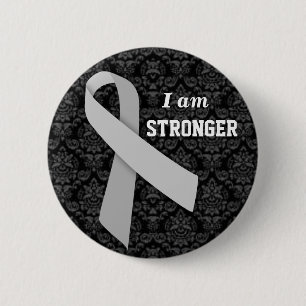 I am Stronger than MS 6 Cm Round Badge
