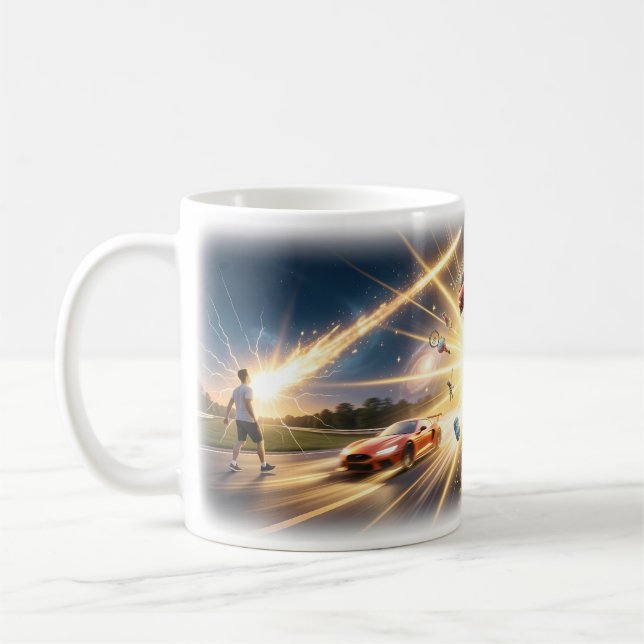 I Am Successful Cosmic Energy Mug (Left)