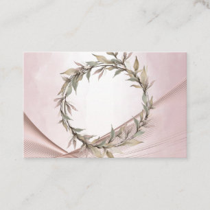 I Am Surrounded Dusty Rose Business Card