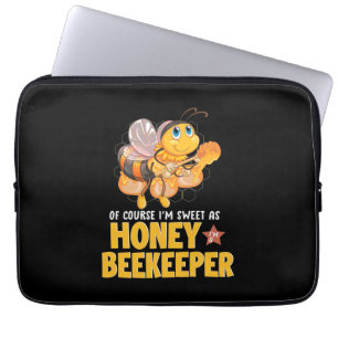 I Am Sweet As Honey Beekeeper Laptop Sleeve