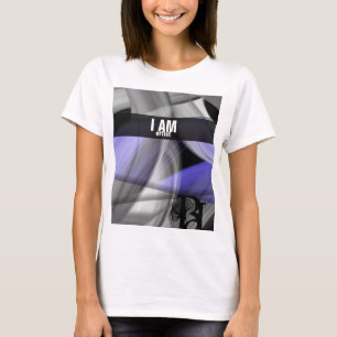 I AM T-Shirt Trend Abstract Lavender Violet