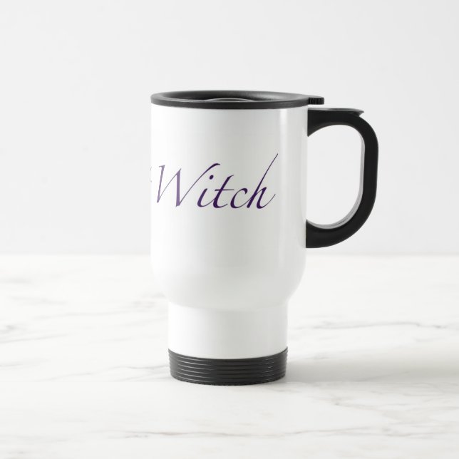 “ I am that Witch” wrap around insulated mug (Right)