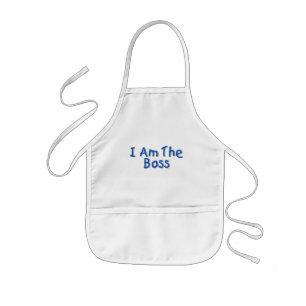 I Am The Boss Kids Apron