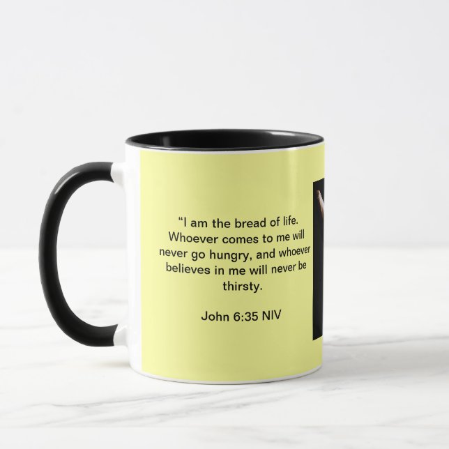 I Am The Bread Of Life Mug (Left)