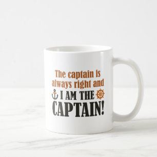 I Am The Captain Coffee Mug