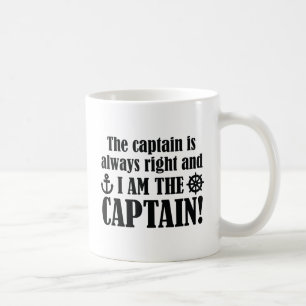 I Am The Captain Coffee Mug