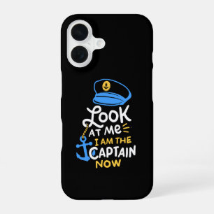 I Am The Captain Now Boating Captain Gift iPhone 16 Case