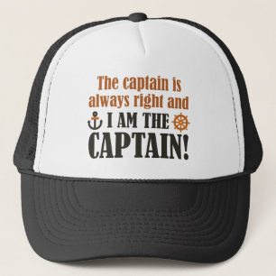 I Am The Captain Trucker Hat
