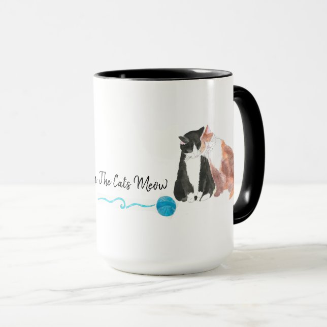 I am The Cat's Meow Wrap Around Cat Mug (Front Right)