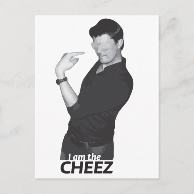 I am the Cheez Postcard (Front)