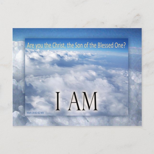 I AM the Christ Postcard (Front)