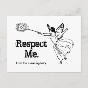 I am the Cleaning Fairy Postcard
