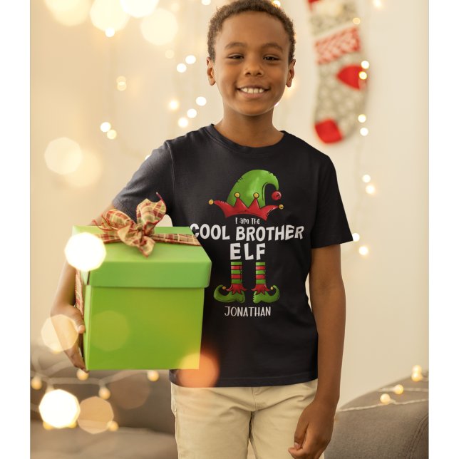 I am The Cool Brother Elf Funny Elf T-Shirt (Creator Uploaded)