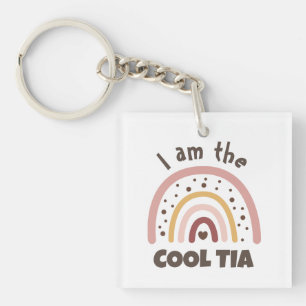 I AM THE COOL TIA KEYCHAIN