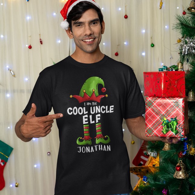 I am The Cool Uncle Elf Funny Elf T-Shirt (Creator Uploaded)