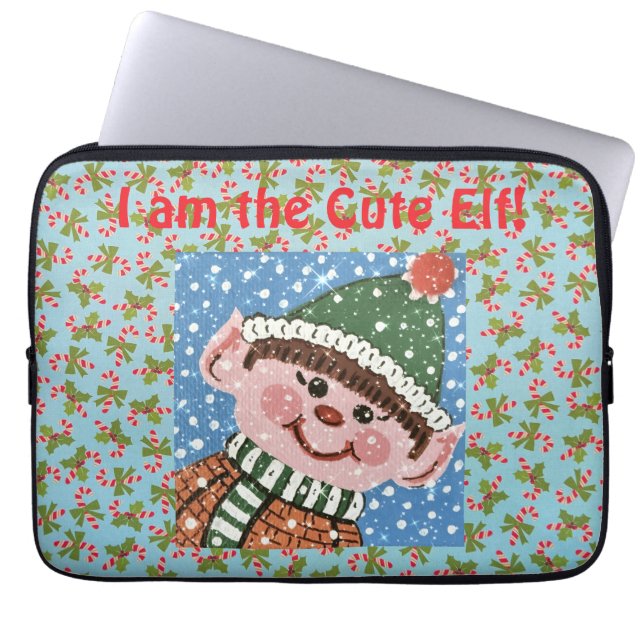 I am the Cute Elf Electronic Bag (Front)