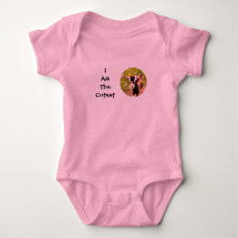 I Am The Cutest Kid (photo of baby goat) Bodysuit