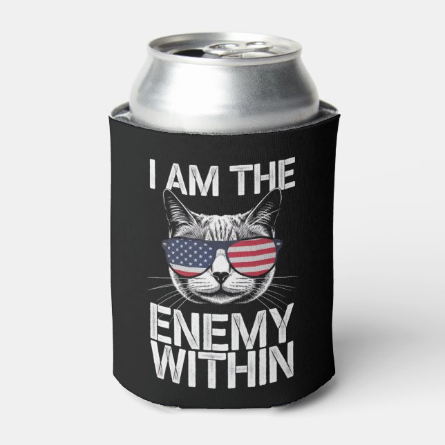 I Am The Enemy Within Kamala Harris 2024  Can Cooler (Can Front)