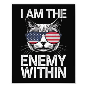 I Am The Enemy Within Kamala Harris 2024  Photo Print