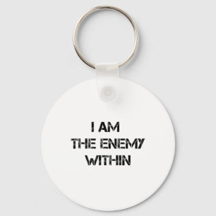 I Am The Enemy Within Kamala Harris Donald Trump 2 Key Ring