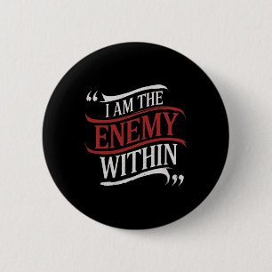 I Am The Enemy Within Kamala Harris Vs Trump 2024 6 Cm Round Badge