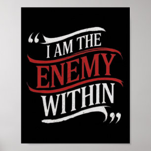I Am The Enemy Within Kamala Harris Vs Trump 2024  Poster