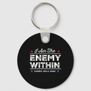 I Am The Enemy Within Tee - Harris W 2024 Merch Key Ring